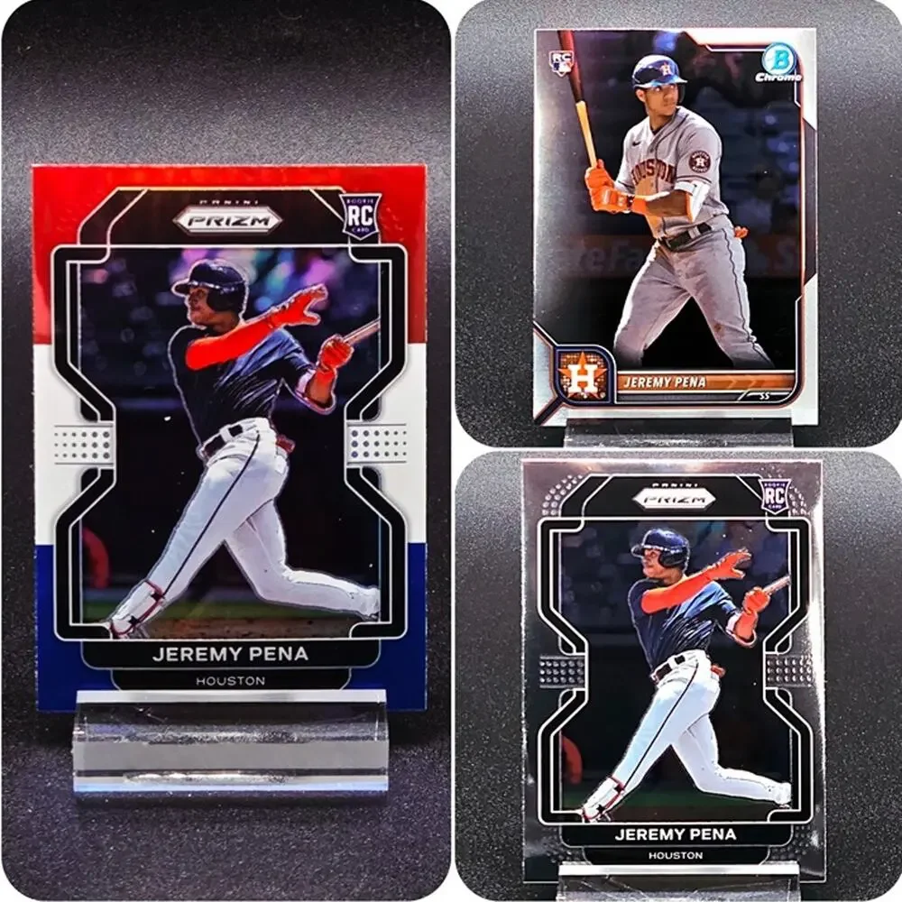Jeremy Pena Bowman Chrome Red White Blue Prizm RC Houston Astros Star